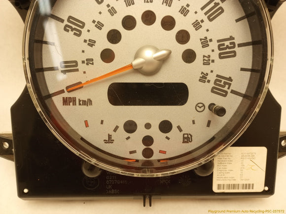 Mini Cooper S Instrument Cluster Speedometer