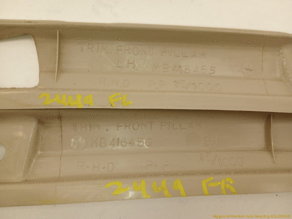 Mitsubishi Delica Pair Of A Pillar Trim