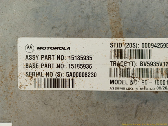 Hummer H2 Onstar Communication Control Module