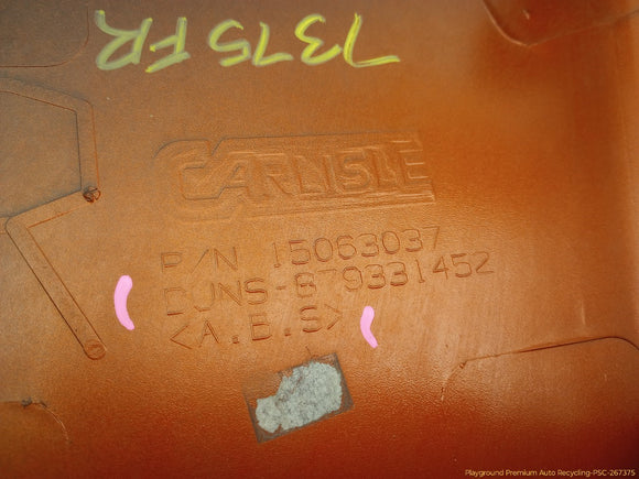 Hummer H2 Passenger Right Fender Cowl Cap