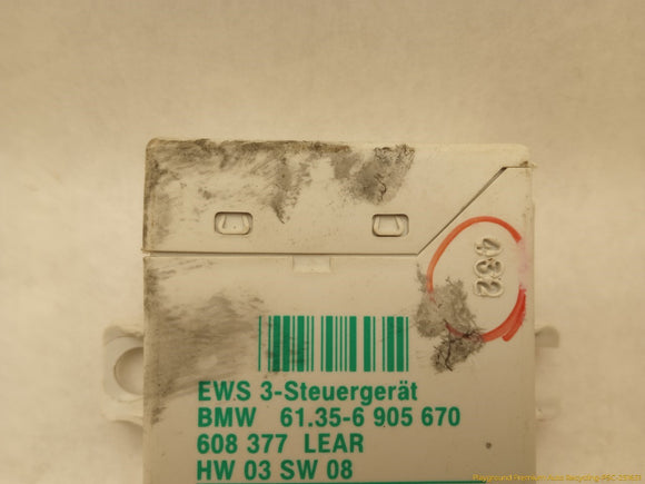Mini Cooper S Anti Theft Locking Immobilizer Control Module