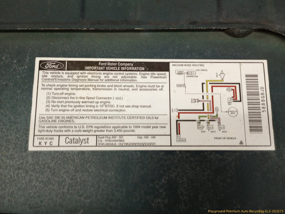 Ford Bronco Hood Bonnet Panel