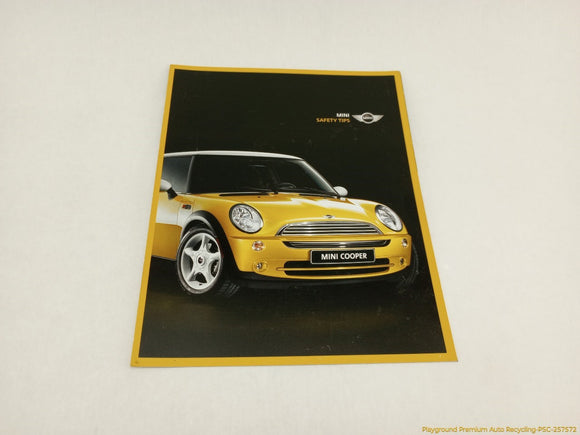 Mini Cooper S Owner's Manual