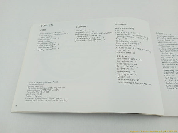 Mini Cooper S Owner's Manual