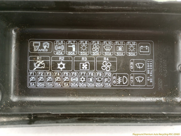 Mini Cooper S Engine Fuse Box