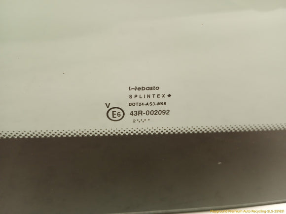 Mini Cooper S Rear Sunroof Glass