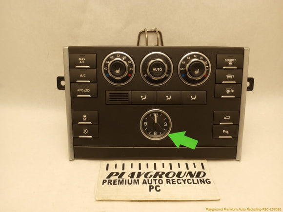 Land Rover Range Rover Front Climate Control Panel
