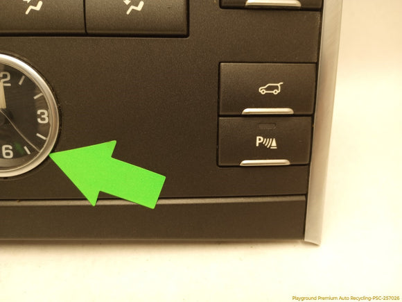 Land Rover Range Rover Front Climate Control Panel