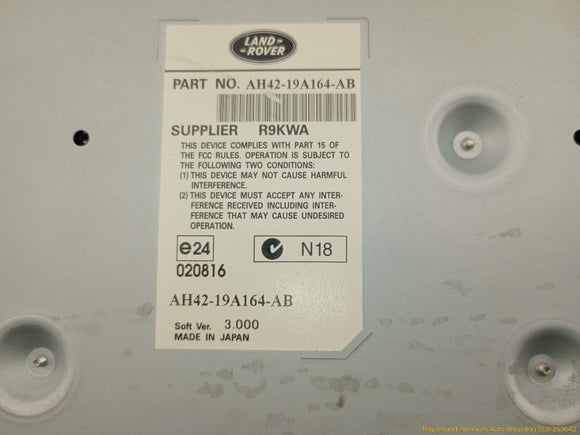Land Rover Range Rover DVD Entertainment Control Module
