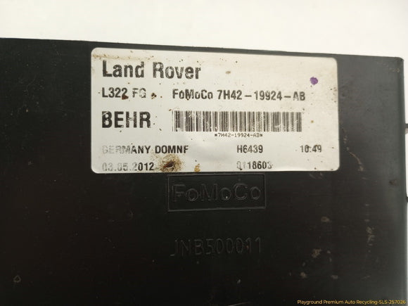 Land Rover Range Rover Rear Heater Blower Motor Assembly