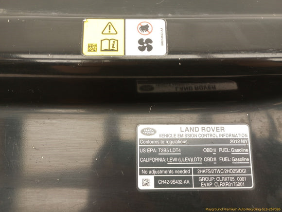 Land Rover Range Rover Upper Radiator Support