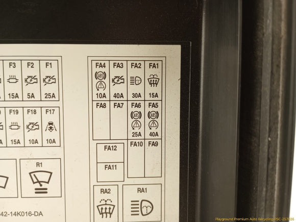 Land Rover Range Rover Engine Fuse Box