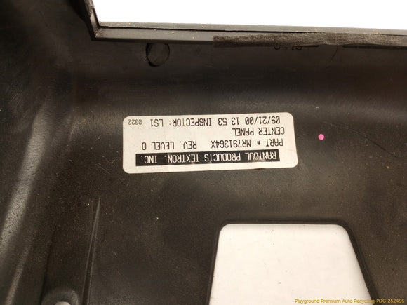 Mitsubishi Eclipse Dash Radio Bezel Trim
