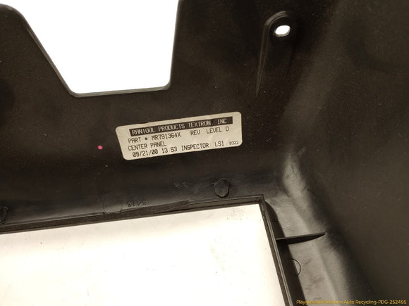 Mitsubishi Eclipse Dash Radio Bezel Trim
