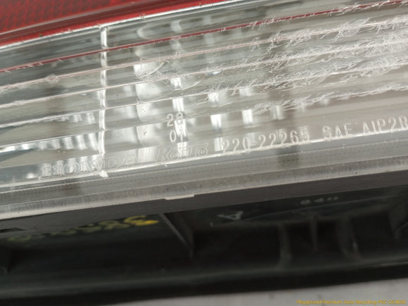 Honda Prelude Passenger Right Tail Lamp