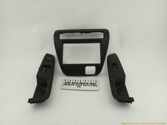 Honda Prelude Set Of Radio & Climate Control Bezel Trim & Door Window Control Switches