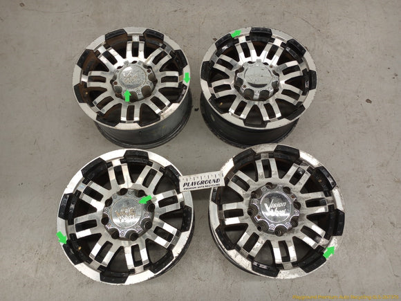 Hummer H2 Set Of Aftermarket Vision Warrior Wheels