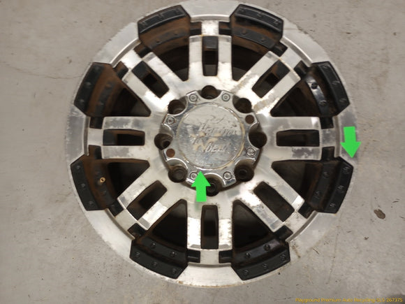 Hummer H2 Set Of Aftermarket Vision Warrior Wheels