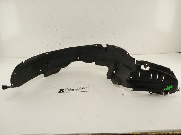 Honda Prelude Passenger Right Front Inner Fender Liner