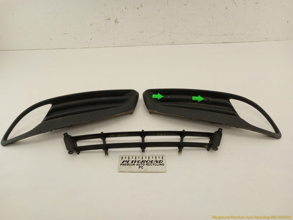 Hyundai Genesis Set Of 3 Front Bumper Grilles