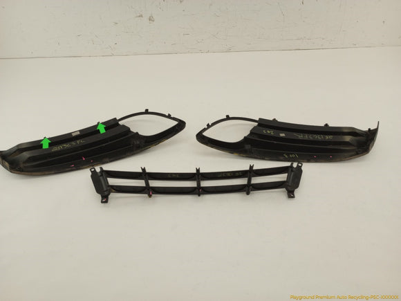 Hyundai Genesis Set Of 3 Front Bumper Grilles