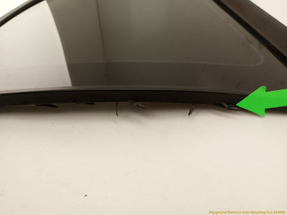 Honda Prelude Driver Left Rear Quarter Glass