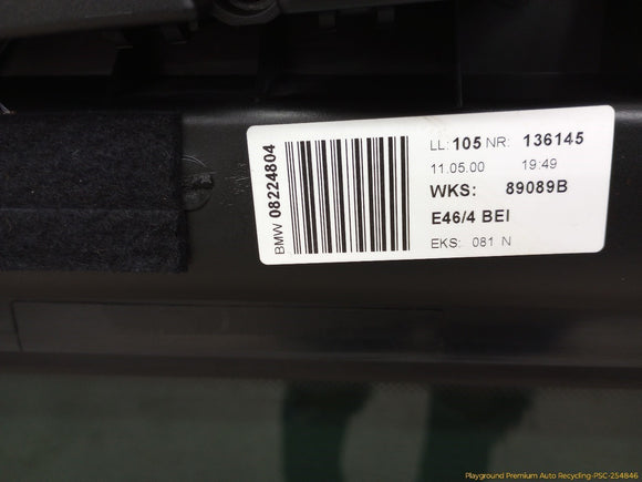 BMW 323i Sunroof Assembly
