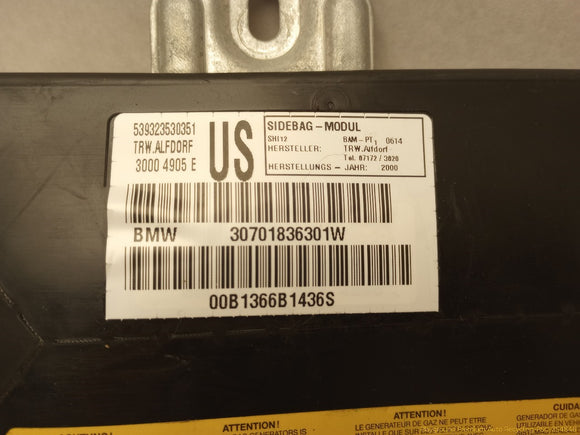 BMW 323i Left Front Door Airbag Module