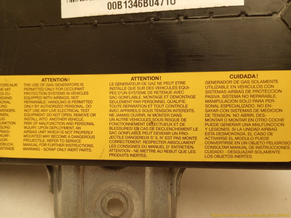 BMW 323i Right Front Door Airbag Module
