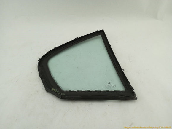 BMW 323i Left Rear Door Quarter Vent Glass