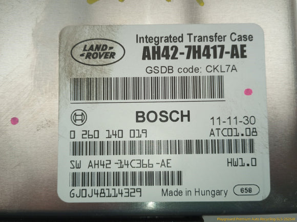 Land Rover LR4 Transfer Case Control Module