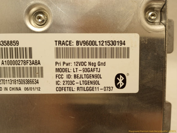 Cadillac CTS Communication Control Module