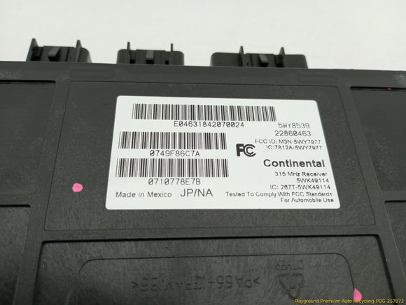 Cadillac CTS Keyless Entry Control Module