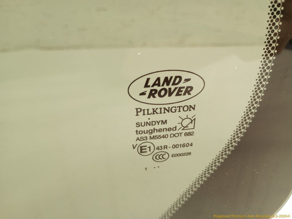 Land Rover LR4 Driver Left Rear Quarter Window Glass
