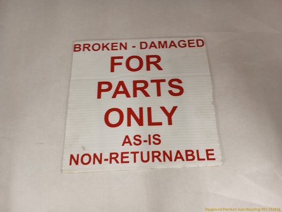 Land Rover Range Rover **AS IS** Passenger Right Cylinder Head