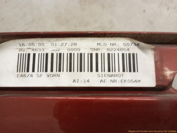 BMW 323i Front Bumper Cover