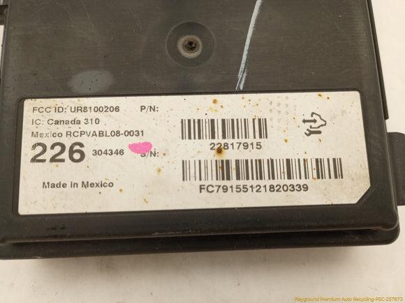 Cadillac CTS Rear Left Side Object Sensor Module