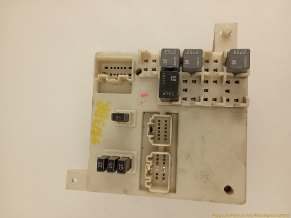 Cadillac CTS Rear Right Cabin Fuse Box