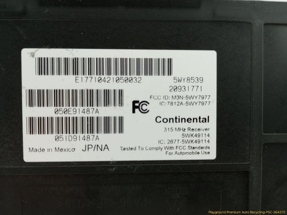 Cadillac CTS Anti-Theft Locking Control Module