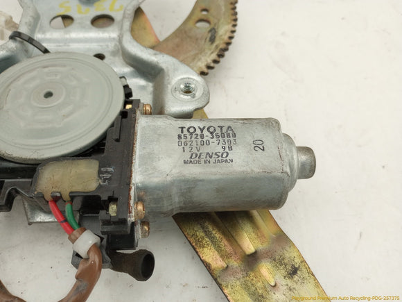 Toyota 4Runner Driver Left Rear Door Window Regulator