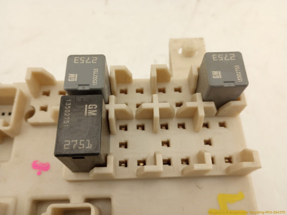 Cadillac CTS Rear Right Cabin Fuse Box