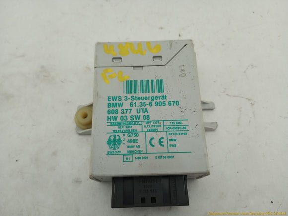 BMW 323i Anti-Theft Immobilizer Control Module