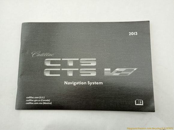 Cadillac CTS Owner's Manual