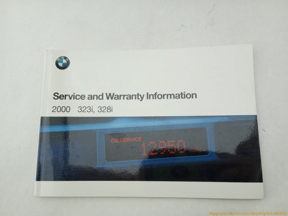 BMW 323i Owner's Manual