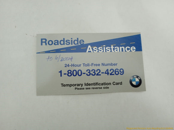 BMW 323i Owner's Manual