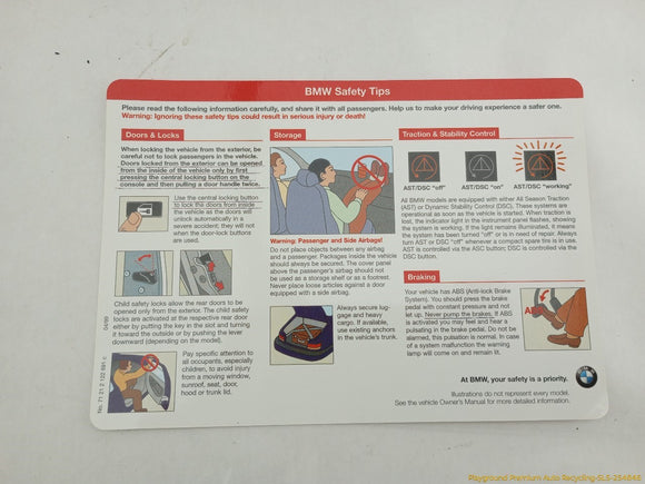 BMW 323i Owner's Manual