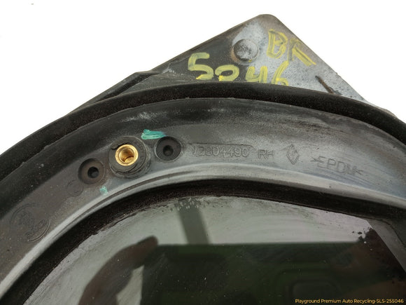 Saab 9-3 Passenger Right Rear Door Vent Glass
