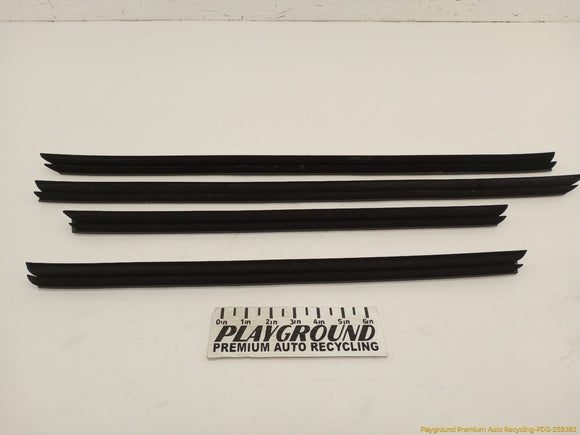 Saab 9-3 Set Of 4 Exterior Window Sweep Trim