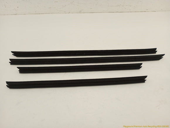 Saab 9-3 Set Of 4 Exterior Window Sweep Trim