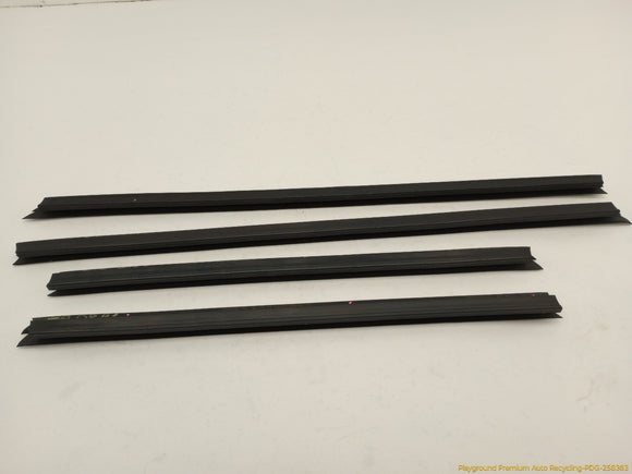 Saab 9-3 Set Of 4 Exterior Window Sweep Trim